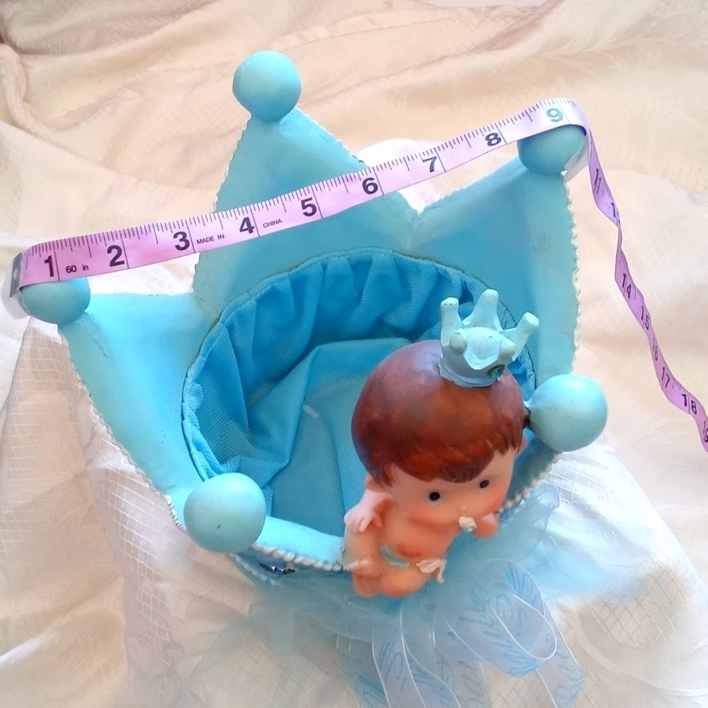 Organizer decor new blue crown 8x9"